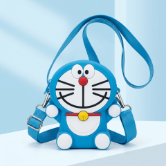 Toptan Doraemon Silikon Çanta – Sevimli Karakterli Mini Omuz Çantası