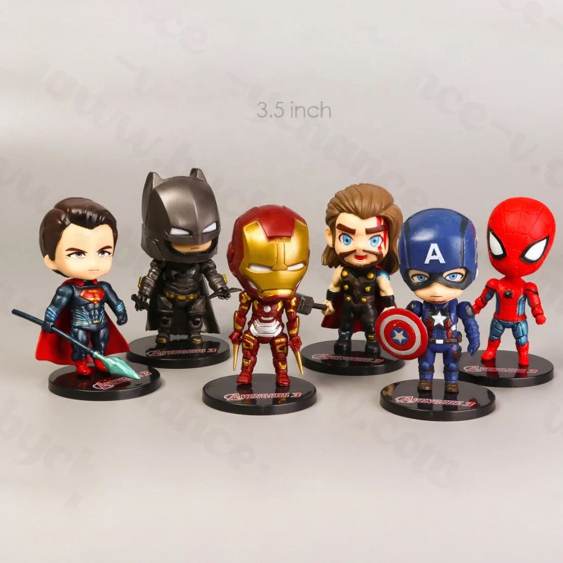 Toptan Süper Kahramanlar 6’lı Set Figür