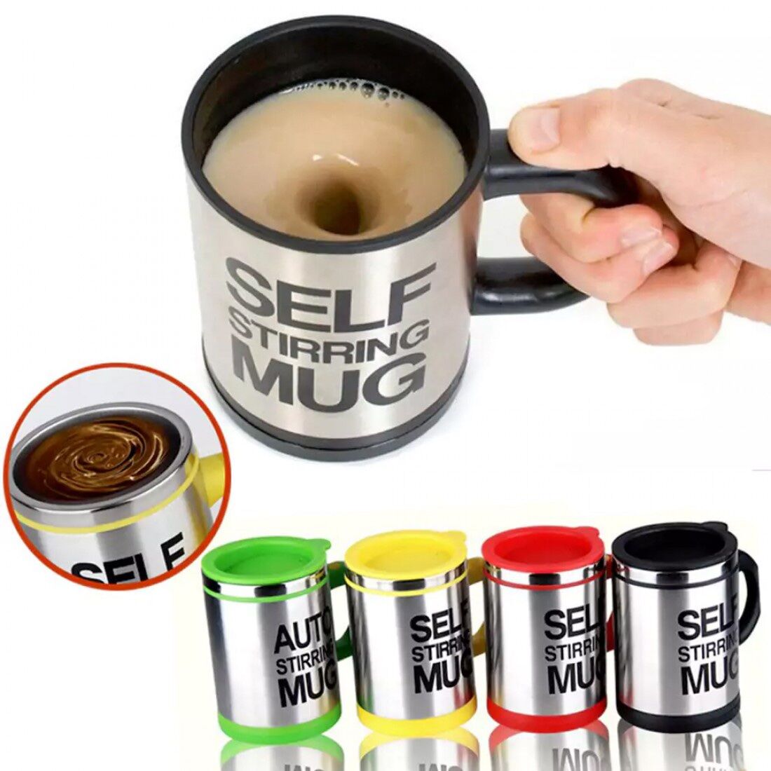 Toptan Karıştırıcı Mikser Kupa Self Mug Kupa Bardak