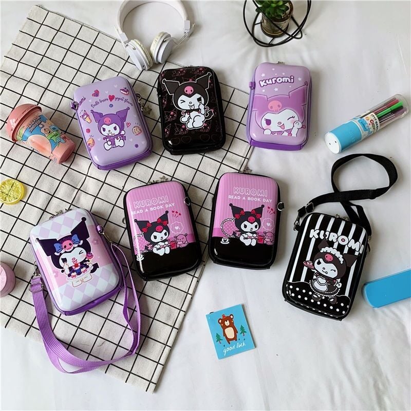 Toptan Sanrio Kuromi Çanta Lüxs Kuromi Bozuk Para Cüzdanı