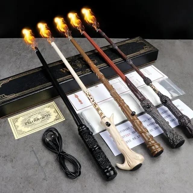 Toptan Harry Potter Alev Atan Asa Harry Potter Karakter Asaları Ateş Atan Asa
