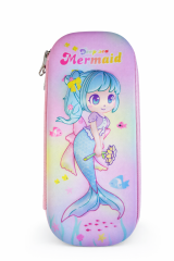 Toptan 3D Kawaii Mermaid Deniz Kızı Sert Kapaklı Kabartmalı Kalemlik