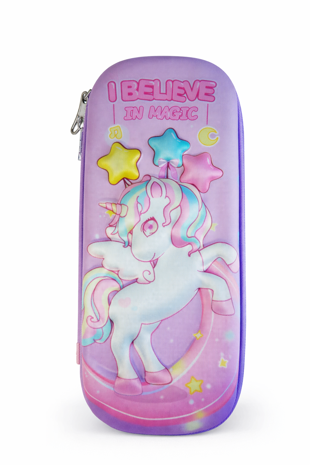 Toptan 3D Kawaii Unicorn Sert Kapaklı Kabartmalı Kalemlik