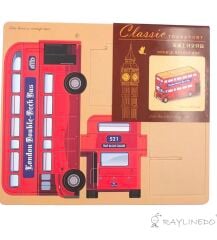 3 Boyutlu Maket London Bus Kalemlik Masaüstü Düzenleyici