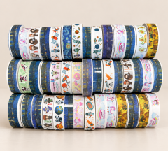 1 Adet Karışık Desenli Dekoratif Kağıt Bant – Washi Tape