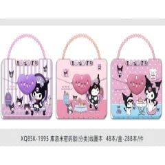 Toptan Kuromi Kilitli Not Defteri