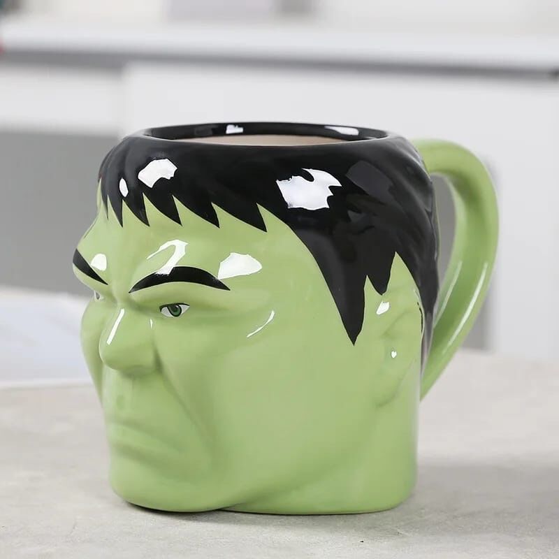 Toptan 3D Marvel Avengers Hulk Kupa Bardak