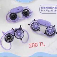 Toptan Kuromi Şarjlı Boyun Fanı