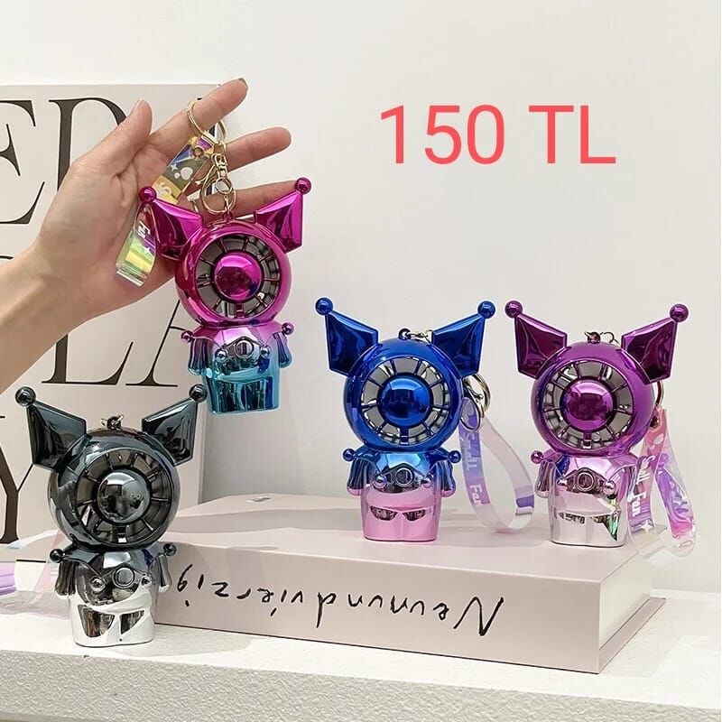 Toptan Kuromi Şarjlı Fan Anahtarlık