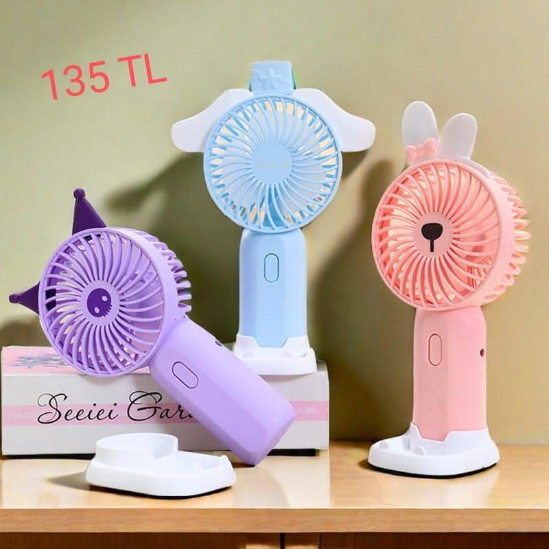 Toptan Sanrio Kuromi Şarjlı Fan