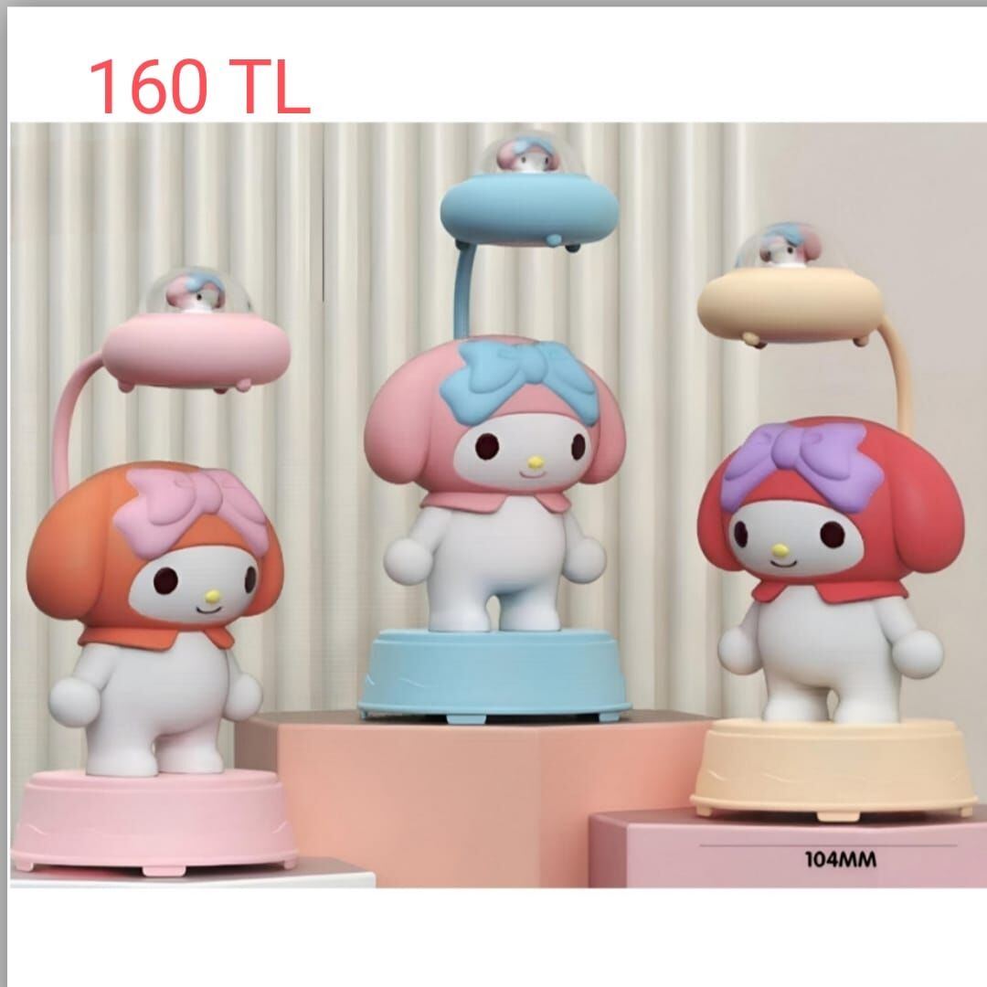Toptan Sanrio My Melody Şarjlı Masa Lambası