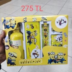 Toptan Minyonlar Lüx Kırtasiye Hediyelik Set