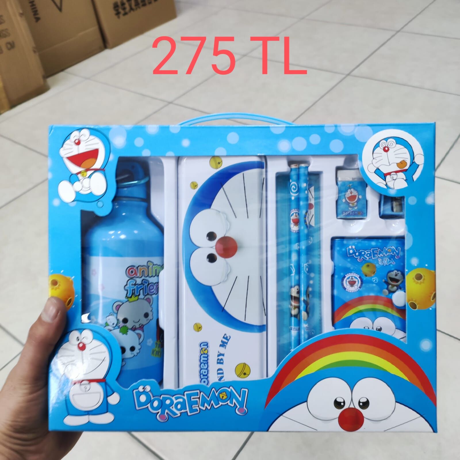 Toptan Sanrio Doremon Lüx Kırtasiye Hediyelik Set