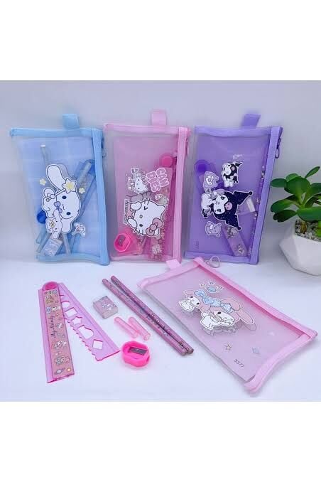 Toptan Sanrio Kuromi Fileli Kırtasiye Seti