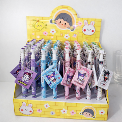 Toptan Sanrio Kuromi Mini Defterli Taşlı Uçlu Kalem 48 Adet
