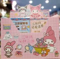 Toptan Sanrio Oyun Yapboz Kutu 16 Paket
