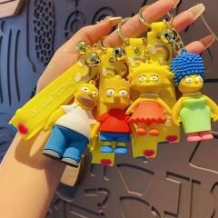 Toptan Simpsonslar Lüx Anahtarlık Çanta Süsü Aksesuarı 12 Adet