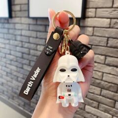 Toptan Star Wars Darth Vader Lüx Anahtarlık Çanta Süsü Aksesuarı 12 Adet