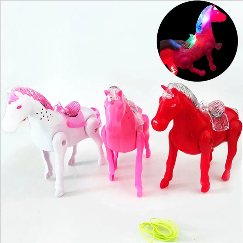 Toptan At Yürüyen Hareketli Müzikli Işıklı At Oyuncak