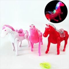 Toptan At Yürüyen Hareketli Müzikli Işıklı At Oyuncak