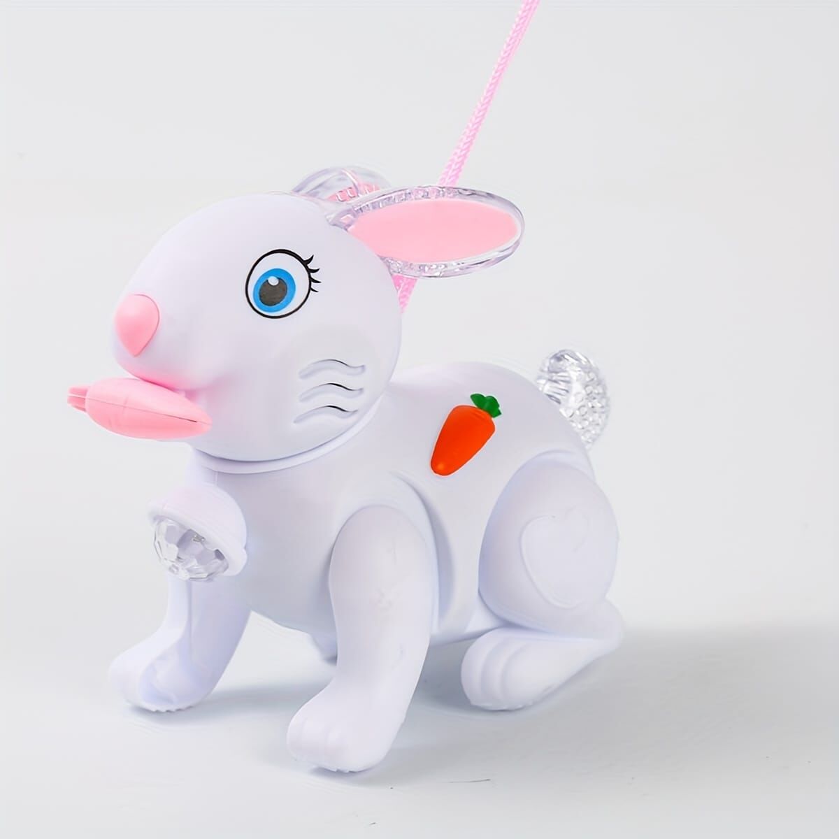 Toptan Tavşan Yürüyen Hareketli Müzikli Işıklı Tavşan Oyuncak