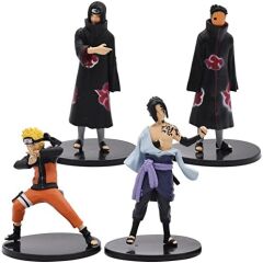 Toptan Anime Naruto 4 Adet Figür Seti