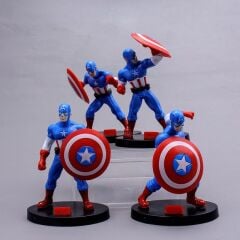 Toptan Kaptan Amerika Figür Seti 4 Adet