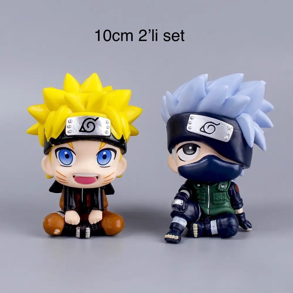 Toptan Anime Naruto Kakaski 2 li Figür Seti