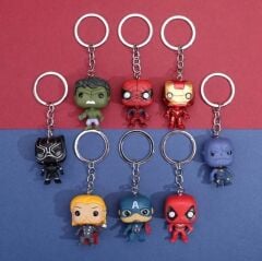 Toptan Marvel Süper Kahramanlar 8 li Figür Anahtar Seti