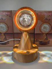 Toptan Aslan Işıklı Cam Küre Dokunmatik 3 Modlu Yansıtmalı Oynar Başlık