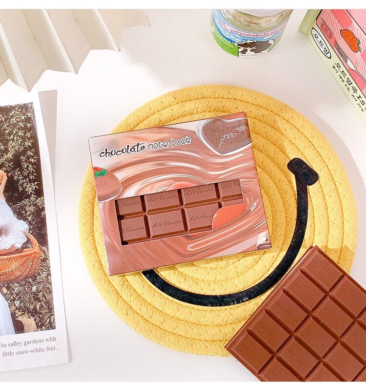 Toptan Çikolata Kokulu Defter Harika Kare Çikolata Not Defteri