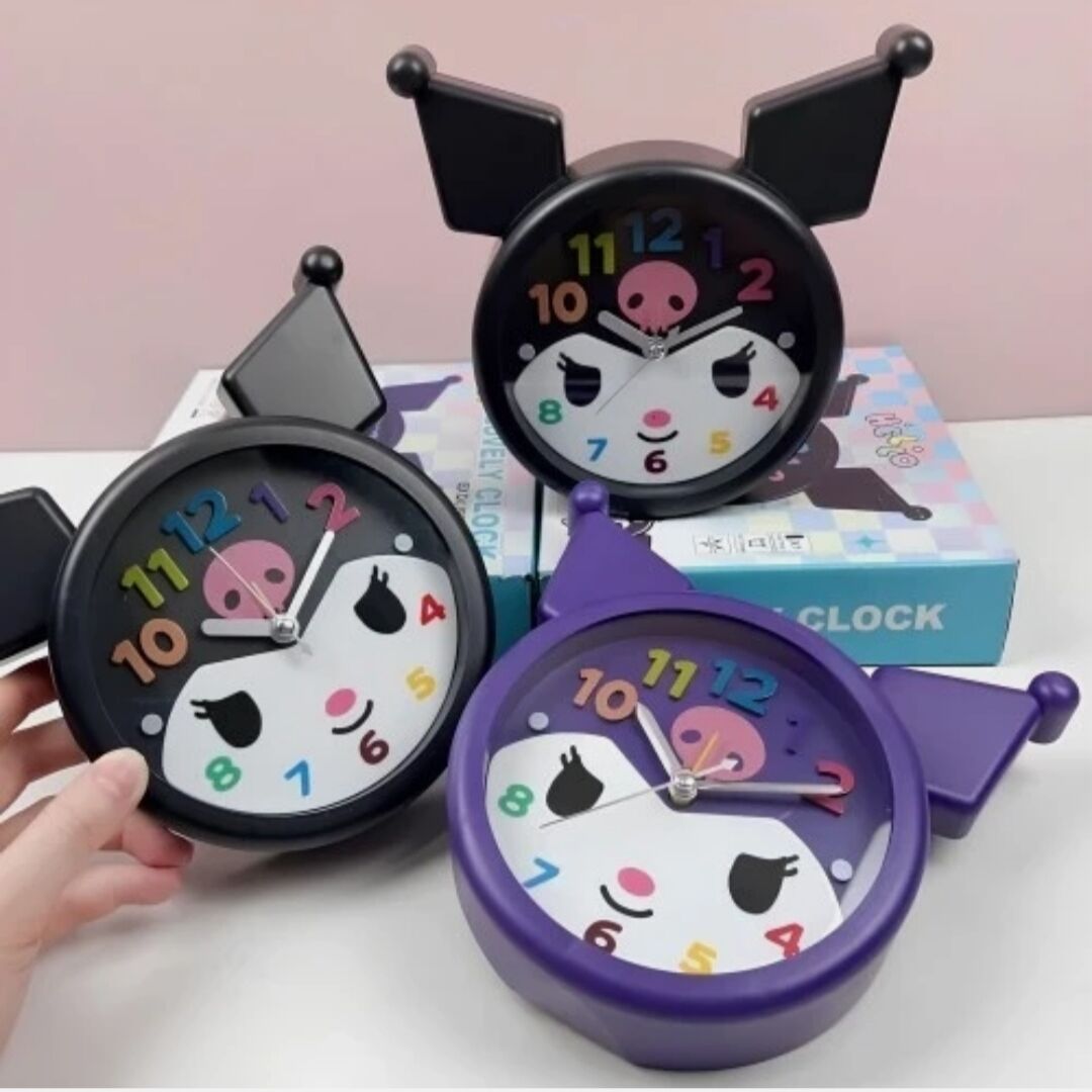 Toptan Kuromi Masaüstü Çalar Saat Büyük