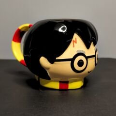 Toptan Harry Potter Figürlü 3D Porselen Kupa Mug Bardak Kahve Fincanı Büyük Boy