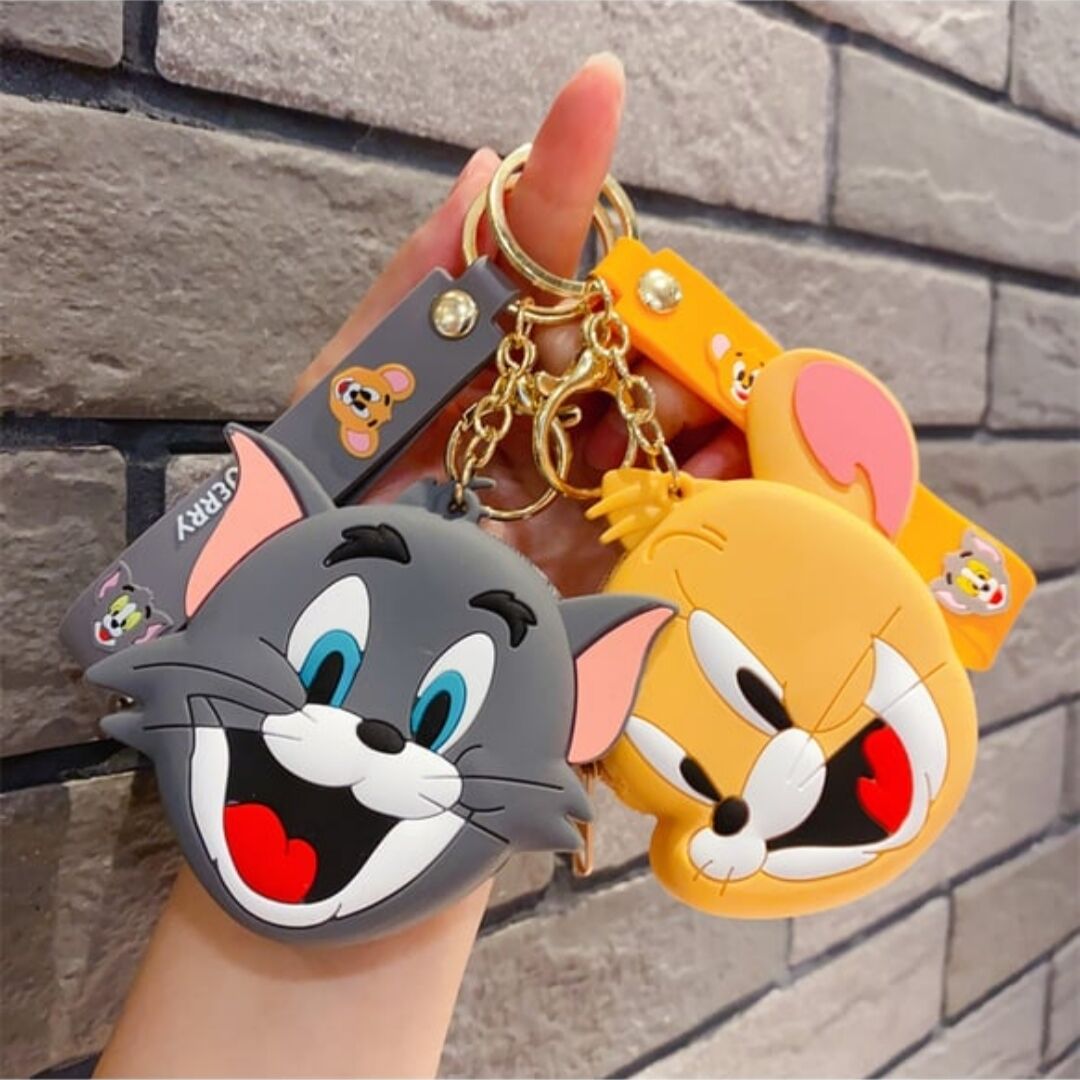 Toptan Tom ve Jery Figürlü Cüzdan Anahtarlık 1 Adet