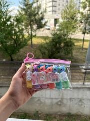 Toptan Unicorn Karakterli 6lı Fosforlu Kalem Seti