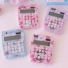 Toptan Kuromi Cinnamoroll Tavşan Ayıcık Karakterli Büyük Hesap Makinesi