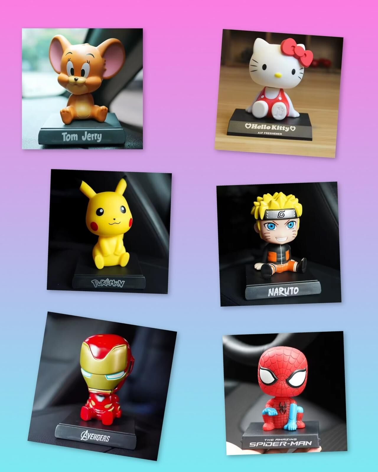 Toptan Kafası Sallanan Karışık Model Figür