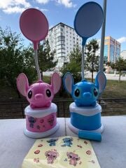 Toptan Melody Kuromi Stitch  Kendin Yapıştır Stickerli Masa Lambası Büyük Boy