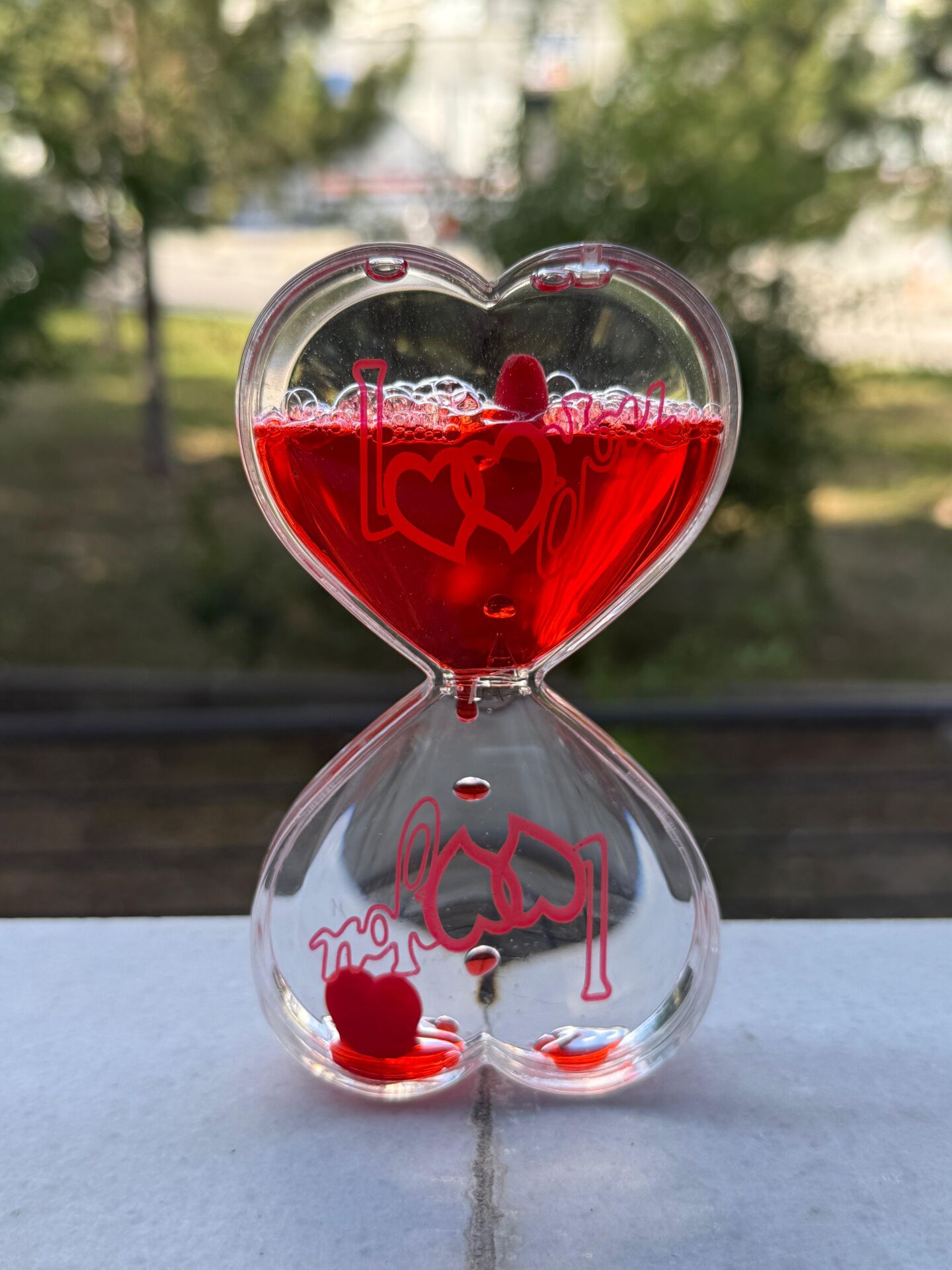 Toptan Kalp Tasarımlı Ters Akan Su Saati