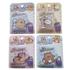 Toptan Capybara Mini Not Defteri Kilitli Kapibara Kilitli Defter