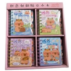 Toptan Capybara Renkli Not Defteri Kapibara Defter