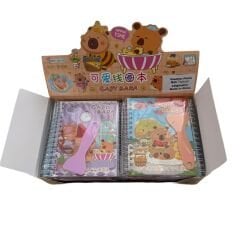 Toptan Capybara Sticker Not Defteri Kapibara Not Defteri 24 Adet