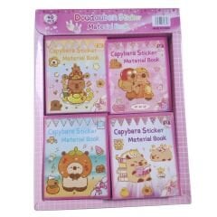 Toptan Capybara Sticker Defteri Kapibara Sticker Set 40 Adet