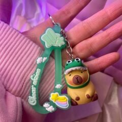 Toptan Capybara Anahtarlık Lüx Kapibara Anahtarlık Çanta Süsü 12 Adet