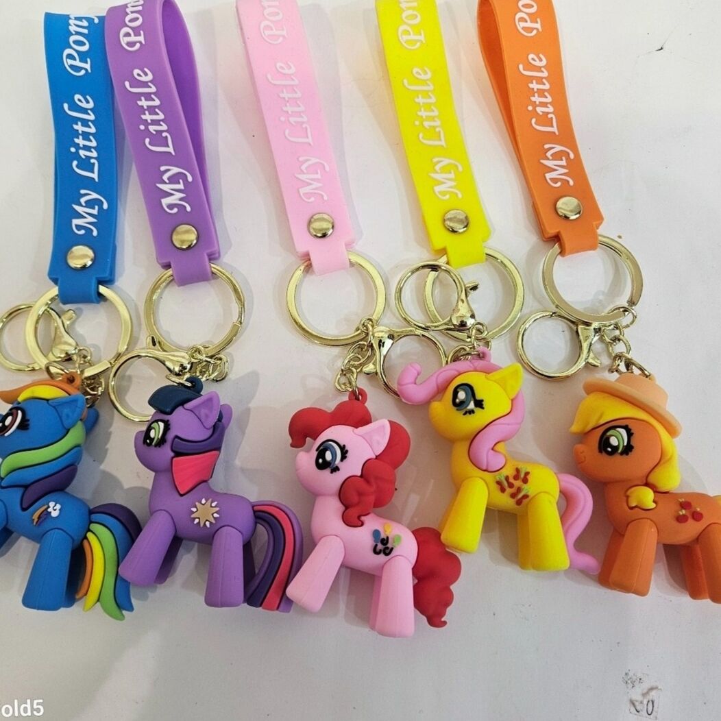 Toptan Unicorn Anahtarlık 12 Adet Unicorn Silikon Anahtarlık