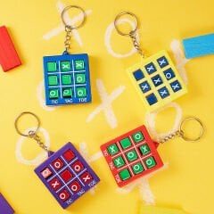 Toptan Tic Tac Toe Oyunu Eğitici Bulmaca Oyunu Anahtarlık