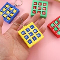 Toptan Tic Tac Toe Oyunu Eğitici Bulmaca Oyunu Anahtarlık