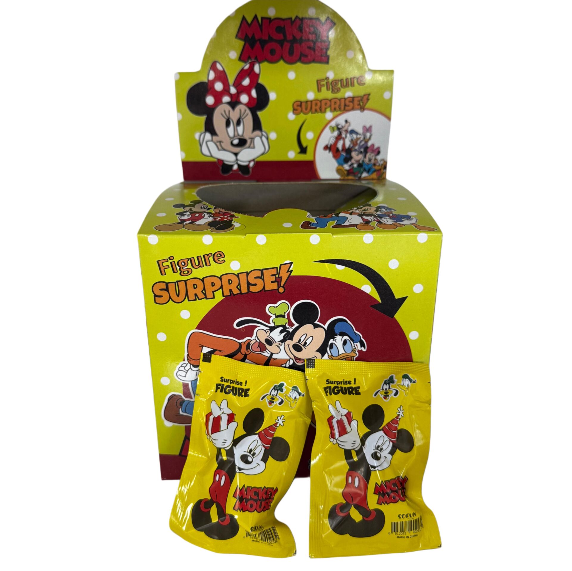Toptan Mickey Mouse Sürpriz Figür Paket 32 Adet 1 Kutu