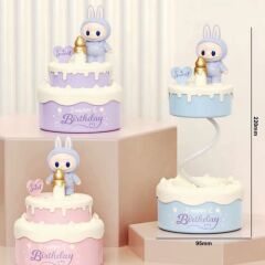 Toptan Labubu Tasarımlı Masa Lambası Çocuk Odası Gece Lambası Labubu Çalışma Lambası