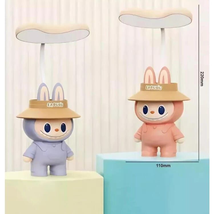 Toptan Labubu Tasarımlı Masa Lambası Çocuk Odası Gece Lambası Labubu Çalışma Lambası